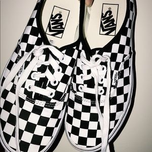 Checkered vans